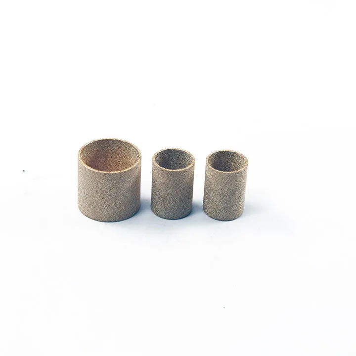 What is a sintered bronze filter and where is it used?