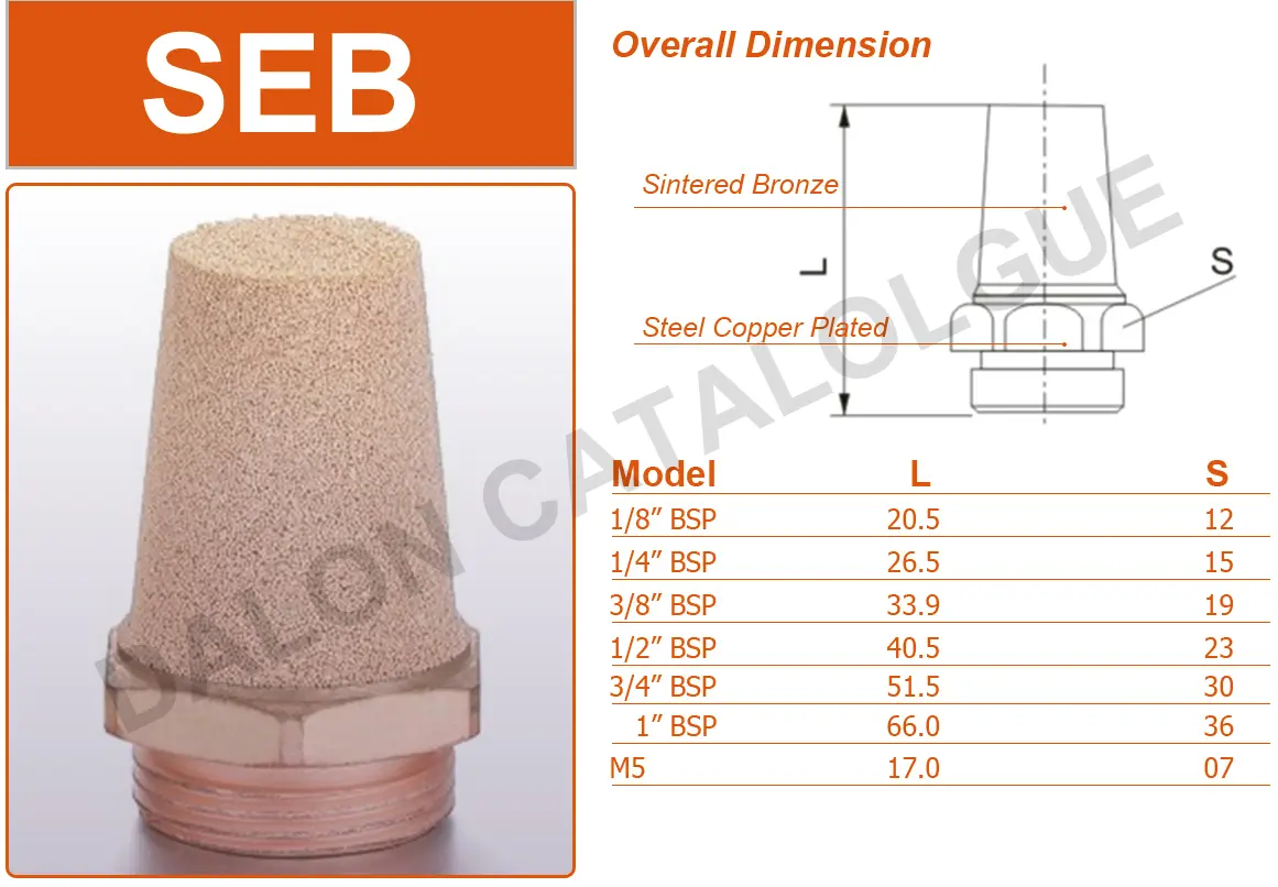 Brass Muffler Technical Drawing