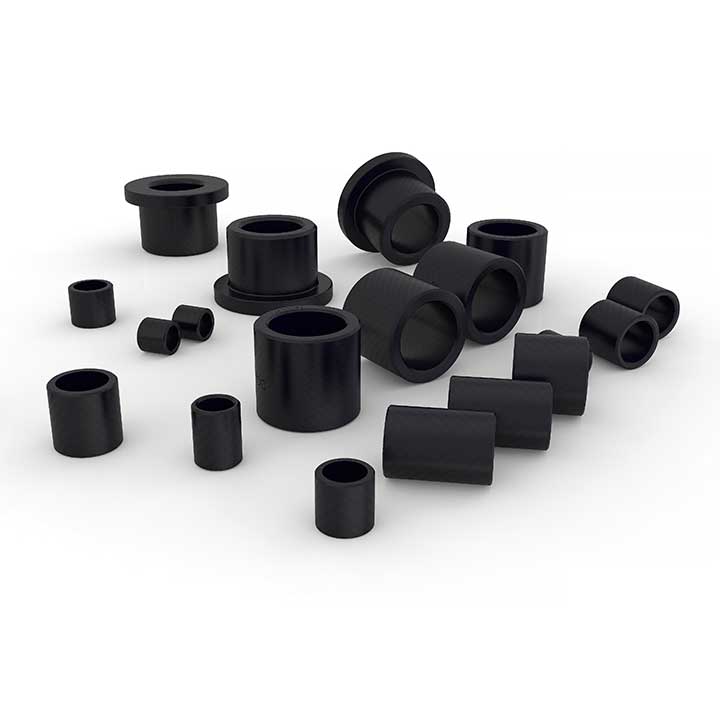 wound filament plastic bushing