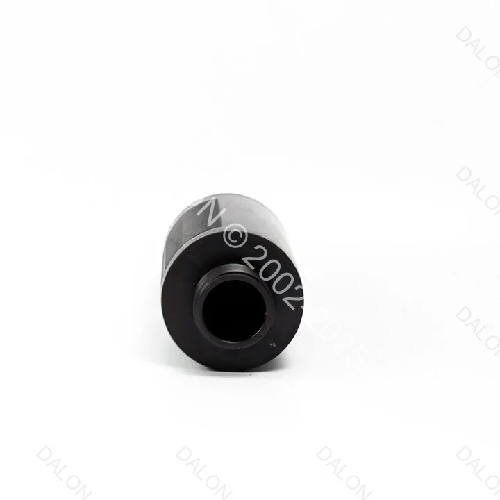  Silenziatore in plastica ad alto flusso - SILENZIATORE IN PLASTICA SPL-F 1/4 CON FELTRO DI LANA + RETE IN ALLUMINIO COLORE NERO