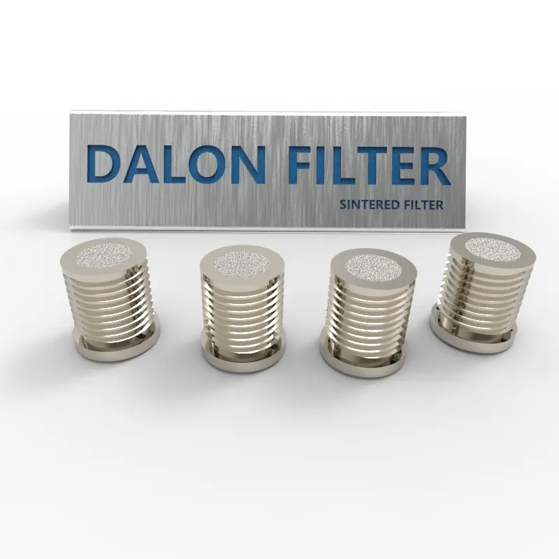  gesinterte poröse Filter aus rostfreiem Stahl - STAHLFILTERELEMENTE 8,5X M10 X12 35MICRON