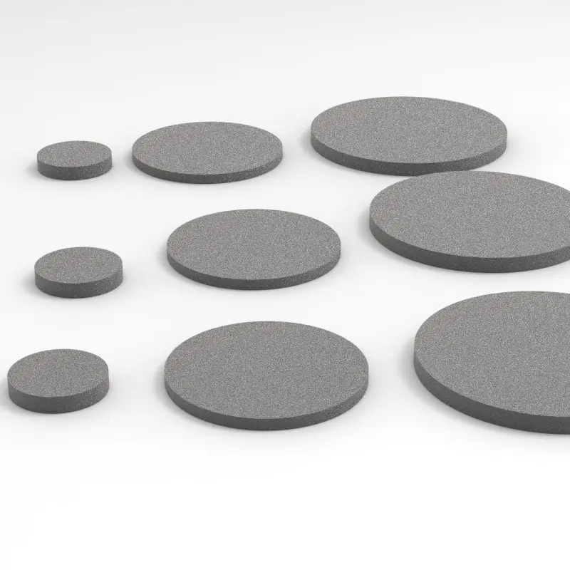  sintered porous air filter - STEEL FILTER DISC 25X5 80MICRON