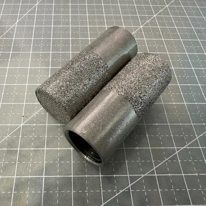 SINTERED STAINLESS STEEL FILTER TUBE 8.7X12.6X20 60MICRON
