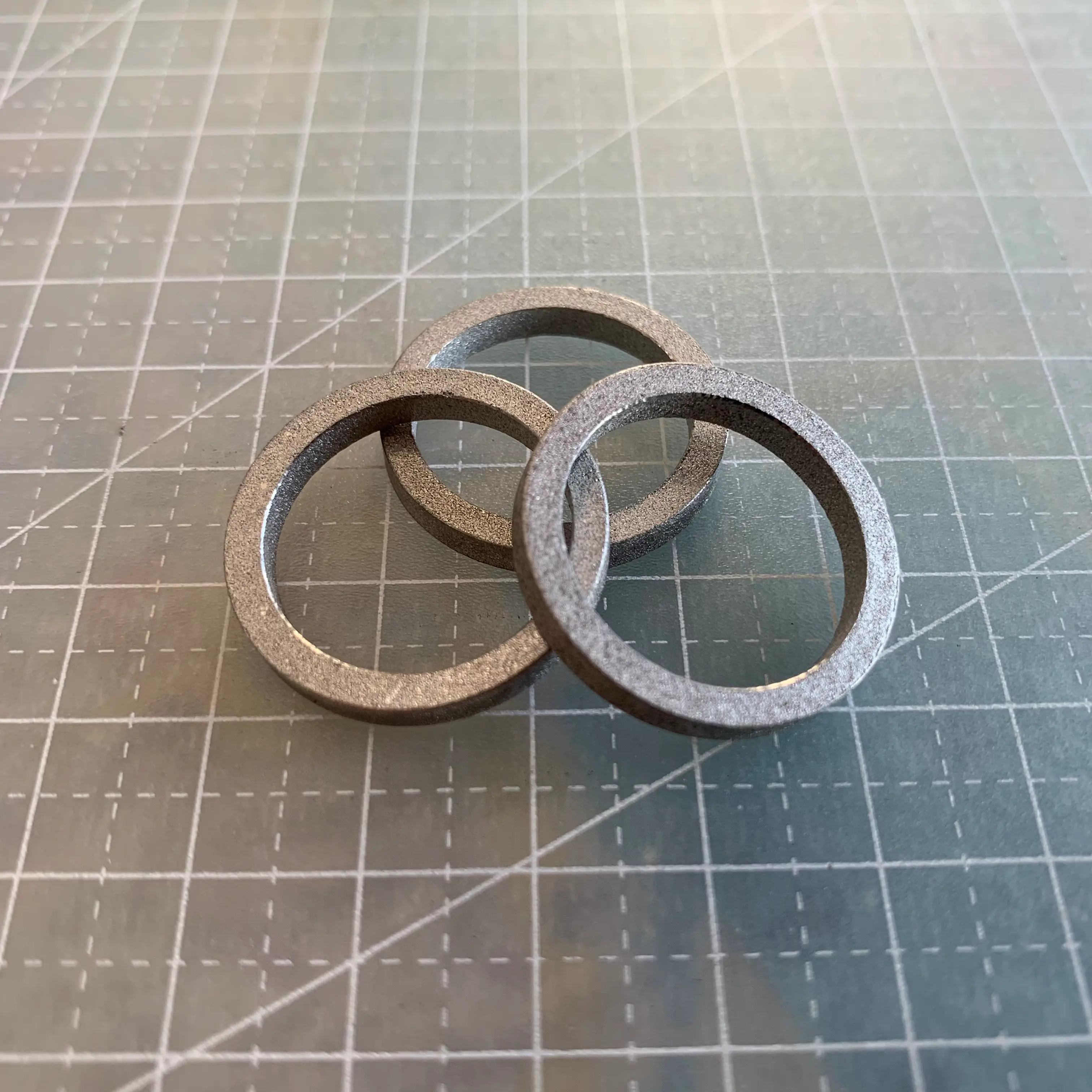 SINTERED STAINLESS STEEL 316L RING FILTER 30X47X2 40MICRON